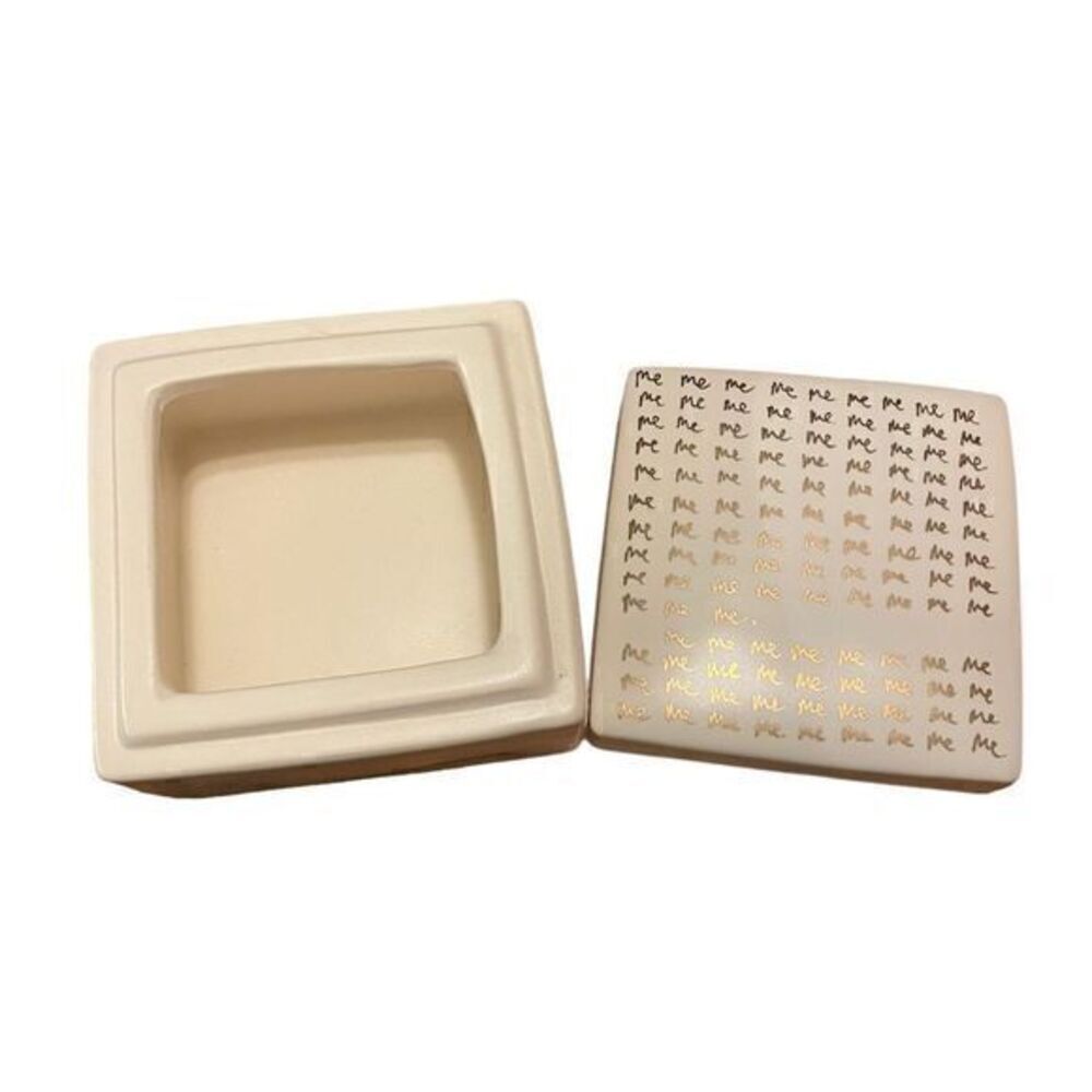 HUGO GUINNESS for J CREW ceramic box jewelry trinket
